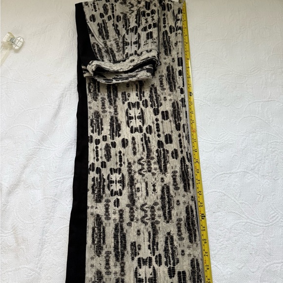 BCBGMaxAzria RASHA Black and White Wide Leg Pants Size Small - Picture 15 of 15